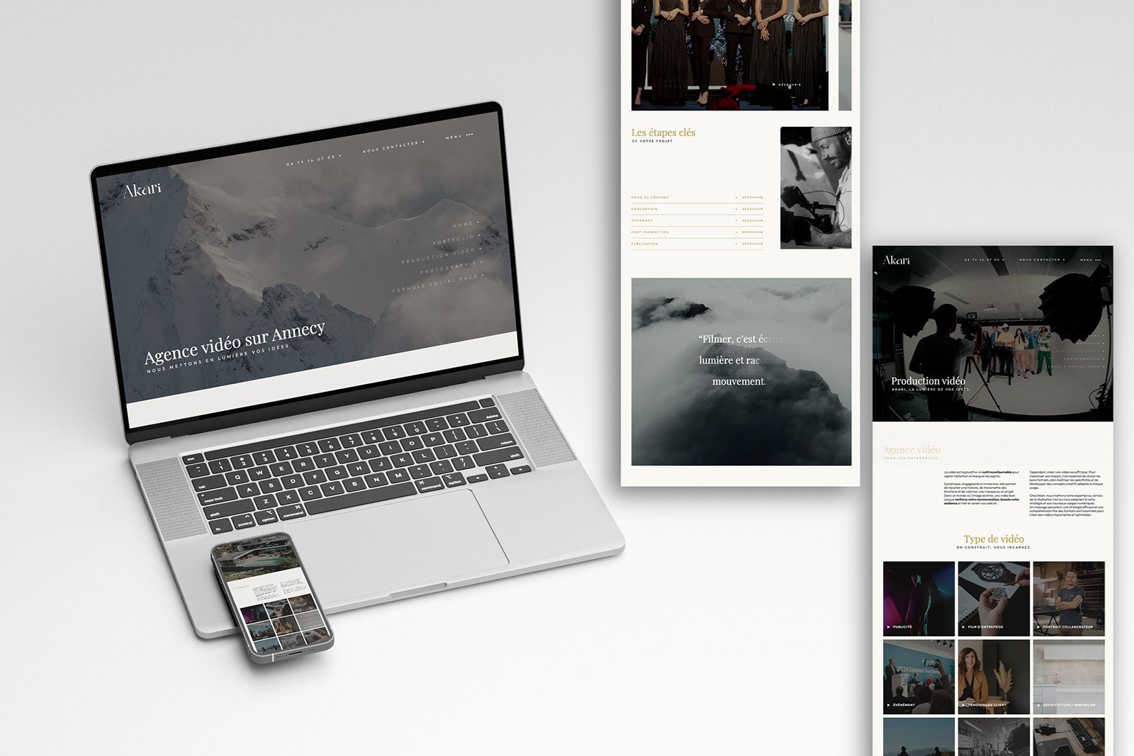Akari dévoile son nouveau site web