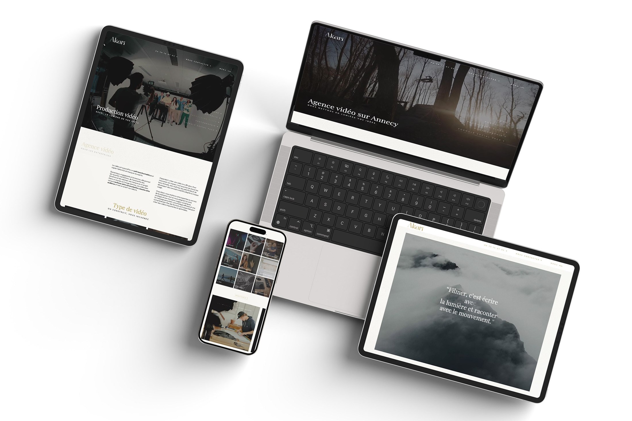 Mokup site web